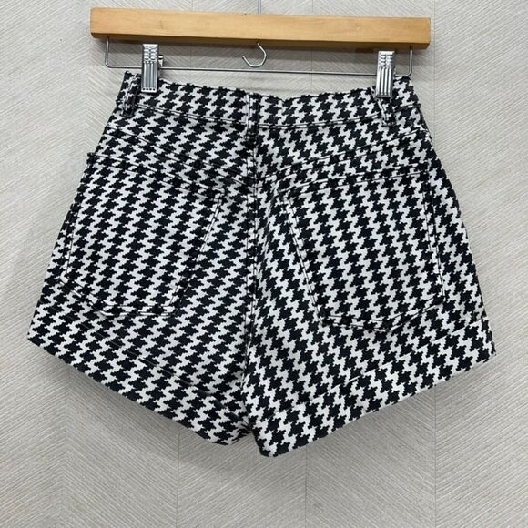 American Apparel Jeans Herringbone Shorts Women Size 25 - Picture 2 of 8